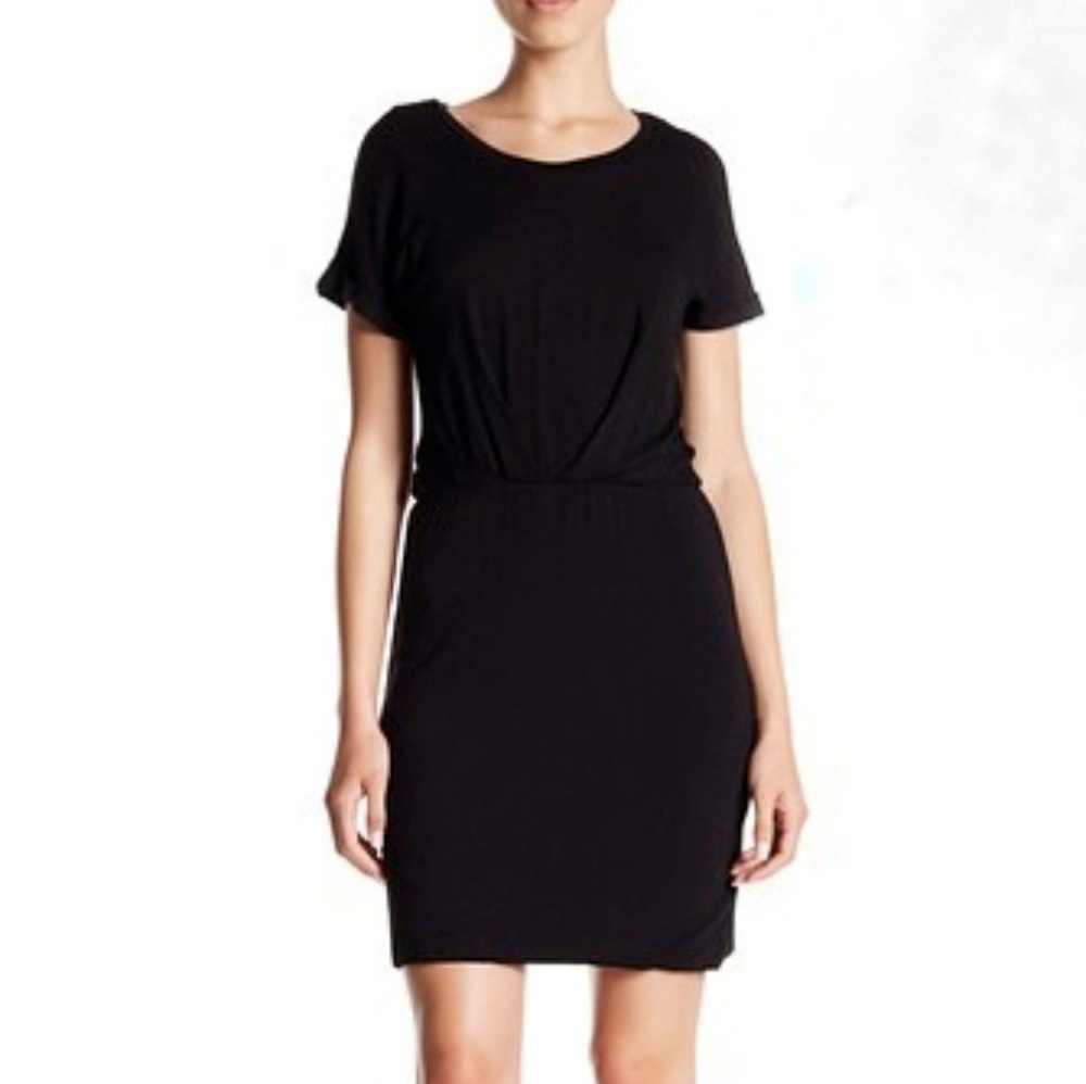 Bobeau Gathered Knit Dress NWT
